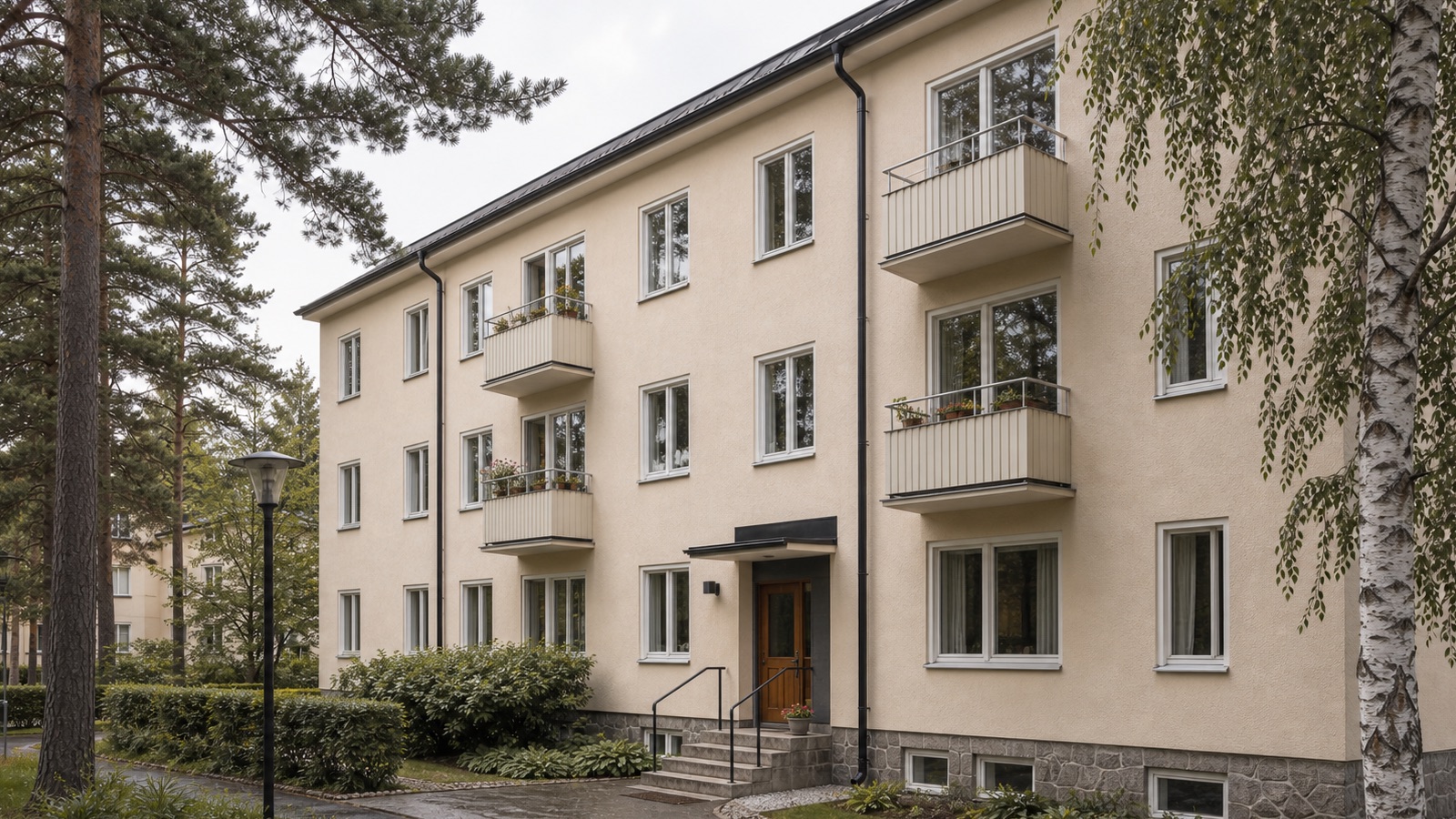Fasadunderhåll i Lidingö med fasaddetalj för underhåll, kontroll och långsiktigt skydd för villor, bostadsfastigheter och putsade hus