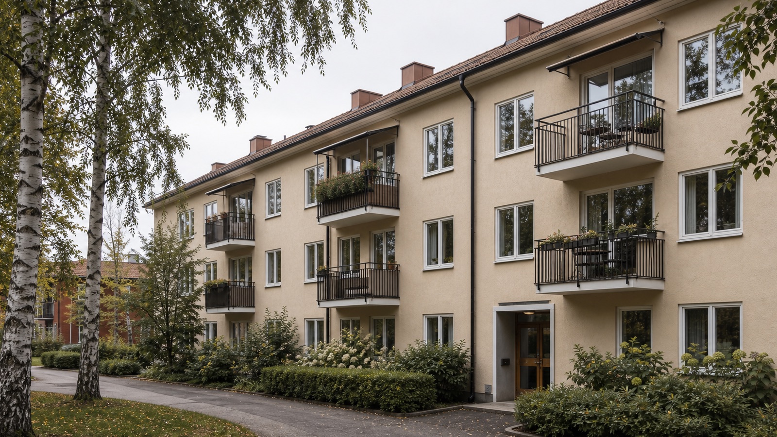 Putsfasader i Rimbo med putsad fasad med varm nordisk finish för villor, gårdshus och mindre fastigheter